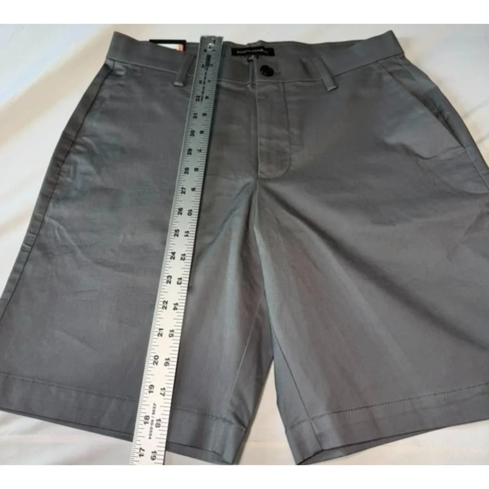 New Banana Republic Men’s Stretch Chino Shorts - Gray - Size 32 - 9